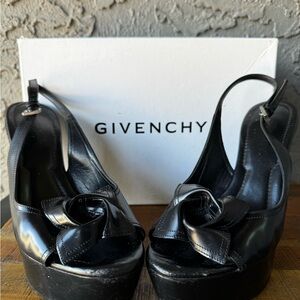 Givenchy Women's Black Slingback Heels